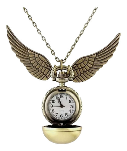 Reloj De Bolsillo De Metal Coleccionable De Harry Potter