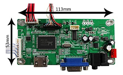 Placa Controladora Vsdisplay Hd-mi Vga Edp Para 27 2560x1440