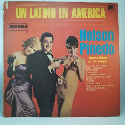 Nelson Pinedo - Un Latino Tito Rodriguez - Salsa Vinilo Lp