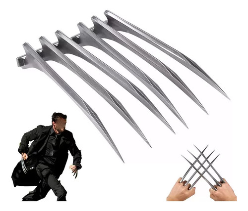 Garras Wolverine Lobo Pata Plástico Duradero Cosplay Prop 2p