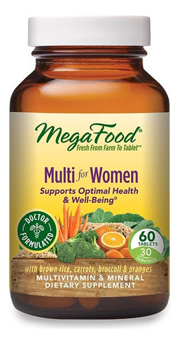 Megafood Multivitamnico Para Mujer, Suplemento Multivitamnic