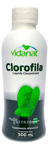 Clorofila Líquida Concentrada Hierbabuena 500 Ml Vidanat