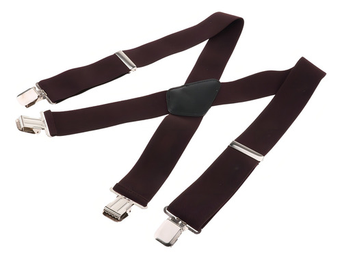 Tirantes Para Hombre Tirantes Ajustables X-back Para Trabajo Color Coffee Diseño De La Tela As Described