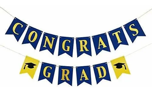 2021 Decoraciones Para Fiestas De Graduación, Banner De Feli