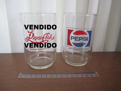Um Copo De Coleção Pepsi - Logos De 1898 E 1973 A Escolher (Usado)