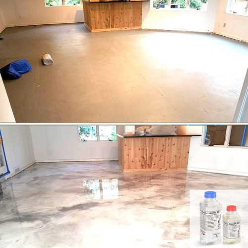 Imagen 4 de 7 de Porcelanato Líquido Para Pisos 3d Brillo Y Resistencia