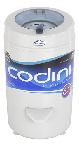 Secarropas Codini Centrifugo Advance 6.5 Kgs Blanco Ad61