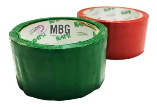 Imagen 1 de 4 de Cinta Adhesiva De Embalaje Color 48mm X50m Pack 2u