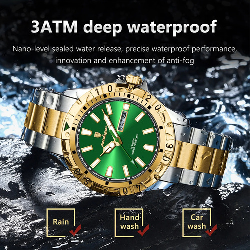 Reloj Impermeable Para Hombre Con Indicador De Fecha