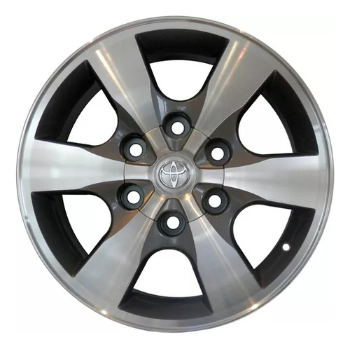 Centro De Llanta Toyota Hilux Rodado 16 Diamantado Plateado (Usado)