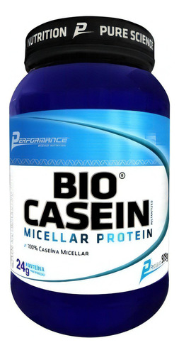 Caseína Bio Casein 909g - Performance Nutrition Original Sabor Morango