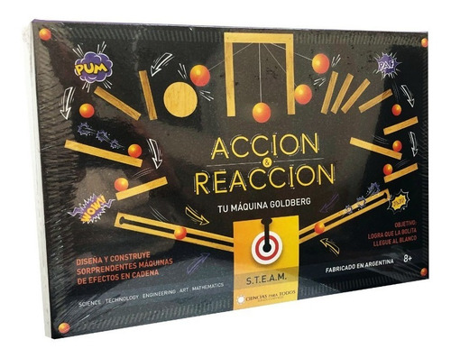 Imagen 1 de 2 de Accion Y Reaccion Juego Kit De Ciencias Para Niños