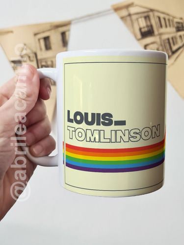 Taza Louis Tomlinson Orgullo Cerámica Importada Orca