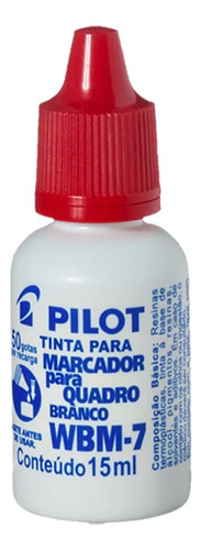 Reabastecedor Marcador Quadro B. Vermelho 15ml Pilot Wbm-7