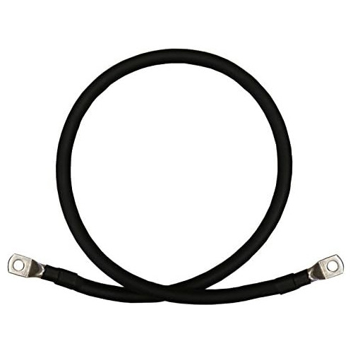 Cables De Batería De Cobre Puro Rojo + Negro De Calibr...