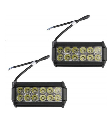 X2 Barra Focos Neblineros Led 36w Expansion Auto Moto Camion