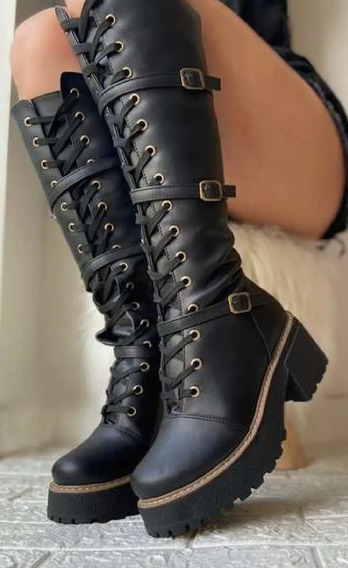 Botas De Cuero Mujer | MercadoLibre 📦