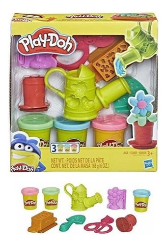 Play-doh Plastilinas Masa Jardin De Colores 3 Botes