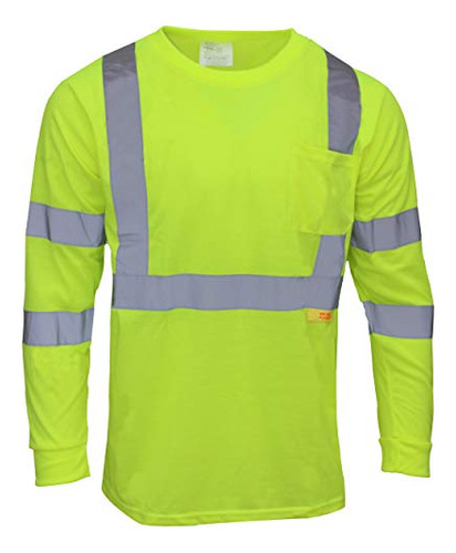 Camisa De Seguridad Ansi De Manga Larga L9092 De Hiviz ...