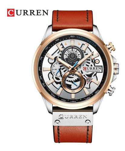 Reloj Hombre Deportivo Militar Cuarzo Correa De Cuero