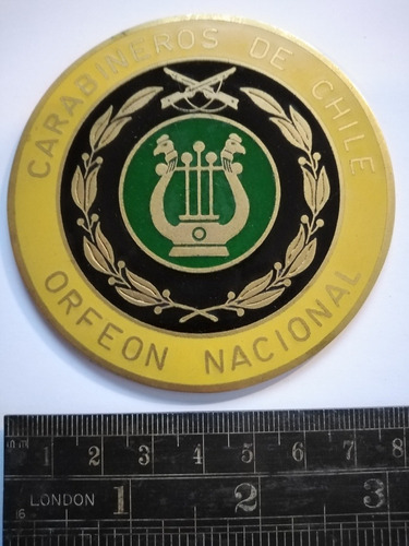 Escudo Orfeón Nacional Carabineros De Chile. 