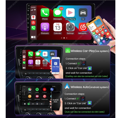 Estéreo Carplay 2+32g Android Para Nissan Murano 2004-2009