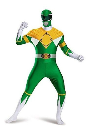 Disfraz De Los Hombres Verde Ranger Bodysuit Disfraz