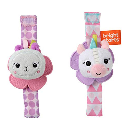 Sonajero Y Mordedor Juguete, Unicornio Y Llama Varios Colores Animales