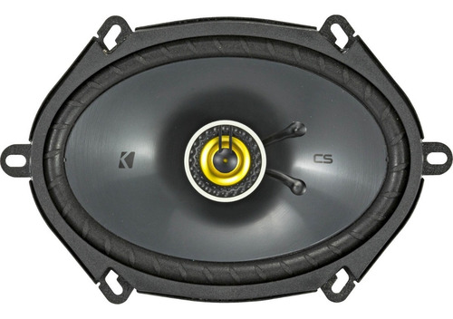 Bocina Tipo Coaxial Kicker 46csc684 5x7 6x8 75 Watts Rms Negro