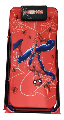 Silla De Playa Reclinable Infantil Spiderman Marvel Original