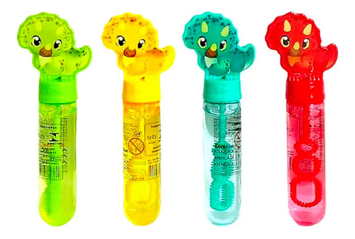 Burbujas Burbujeros Dinosaurio Para Niños 100 Ml 24 Piezas Color Mixto Al Azar