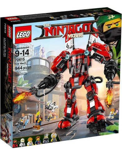 Lego Ninjago The Movie Fire Mech 70615 (944 Piezas)