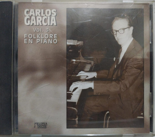 Carlos Garcia  Folklore En Piano Cd 1996 Argentina