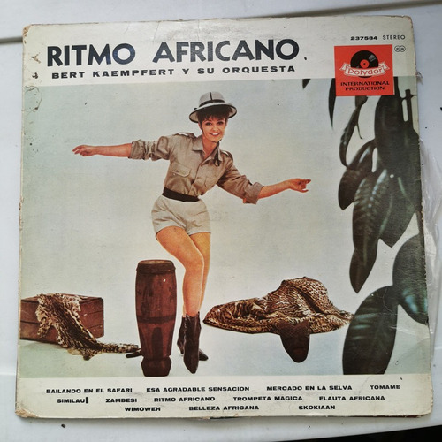 Disco Lp:bert Kaempfert- Ritmo Africano,p