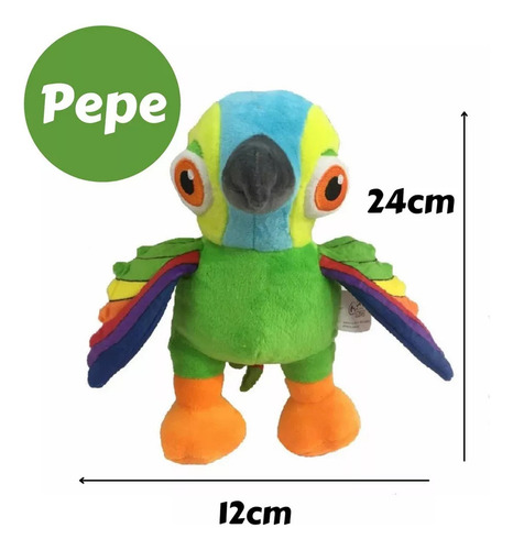 Para Para La Granja De Zenon Lorito Pepe 14 In. Musical