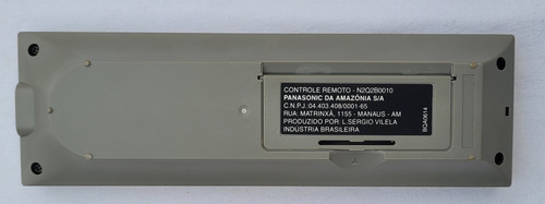 Controle Remoto Panasonic Dvd Eur7621020 / N2q2b0010 Orig. Cinza