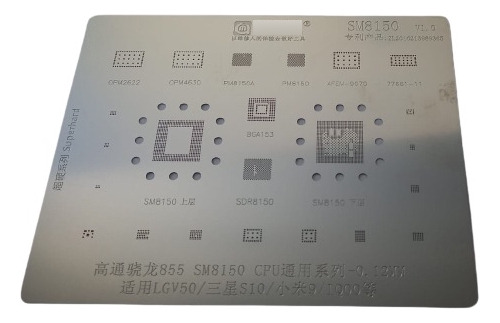 Stencil Reballing Sm8150