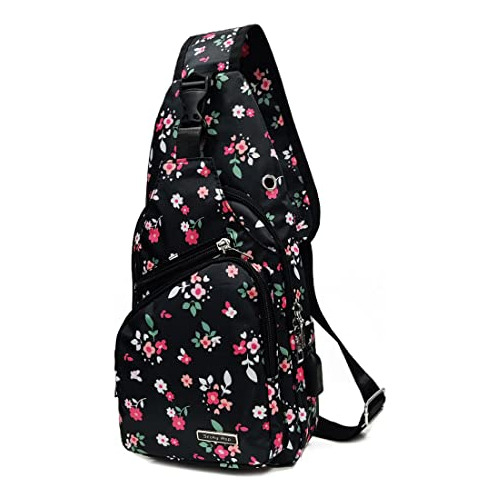 Seoky Rop Hombres Mujeres Sling Mochila Bandolera Bandolera 