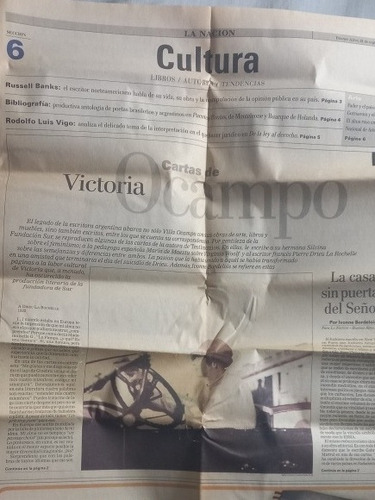 La Nación Cartas De Victoria Ocampo 