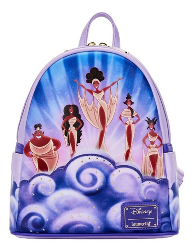 Loungefly Disney Hercules Muses Clouds Mini Backpack Color Lila