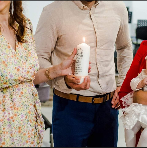 Imagen 2 de 10 de Recuerdos: Velas Para Misa, Bautizo, Comunión, Confirmación,