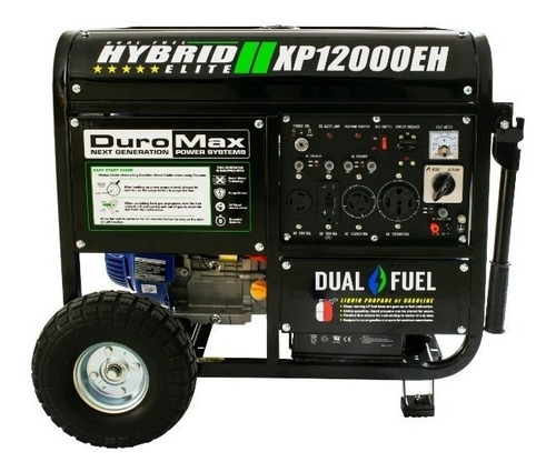 Generador Eléctrico Duromax Xp12000eh Dual Gasolina/ Gas Nat