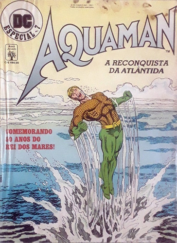 Dc Especial 7 Aquaman Formatinho Abril Jovem