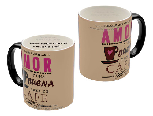 Mug Mágico Taza Café Te Amor Regalo