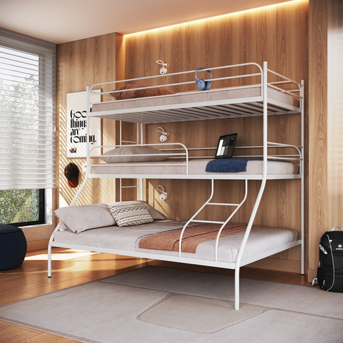 Treliche Com Cama De Casal Cor Branco Oliver