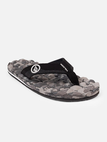 Sandalias Tt Recliner Gris Hombre Volcom