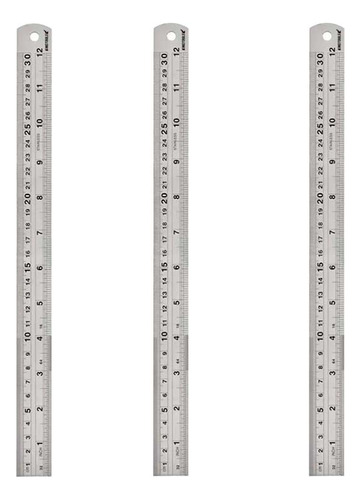 Kit Escalas Graduadas- 300mm/12 , 1000x32x 1,2 Mm, 600mm/24