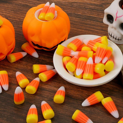 Caramelos De Maíz Artificial 3d De Resina Para Halloween, 50