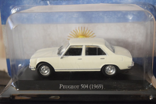 Peugeot 504 1969 Blanco Ixo C/caja 1/43
