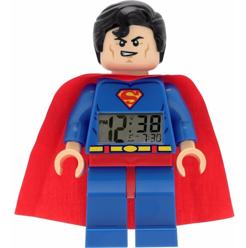 Lego Comics Dc Superman Reloj Despertador Buro Luz Diego Vez